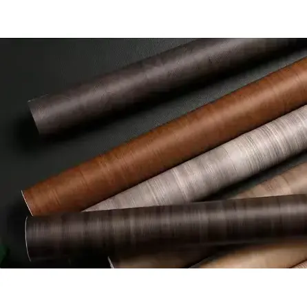Meubels foelies rol hout graan dekoratiewe PVC -films
