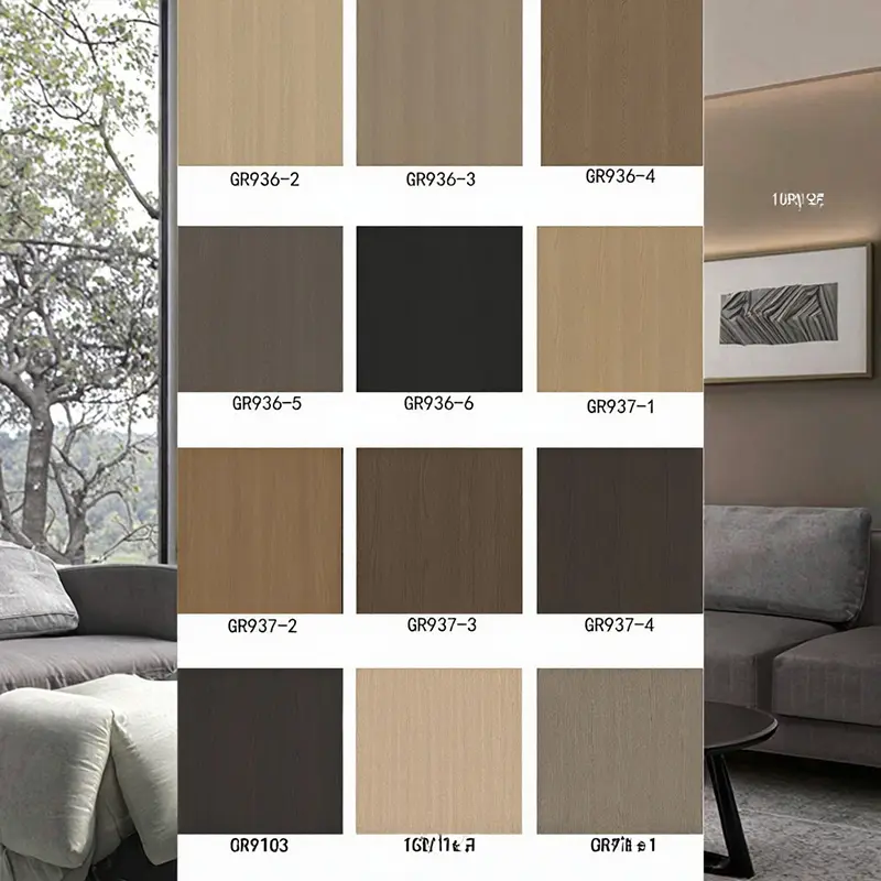 Moderne ontwerpstyl PVC -dekoratiewe film