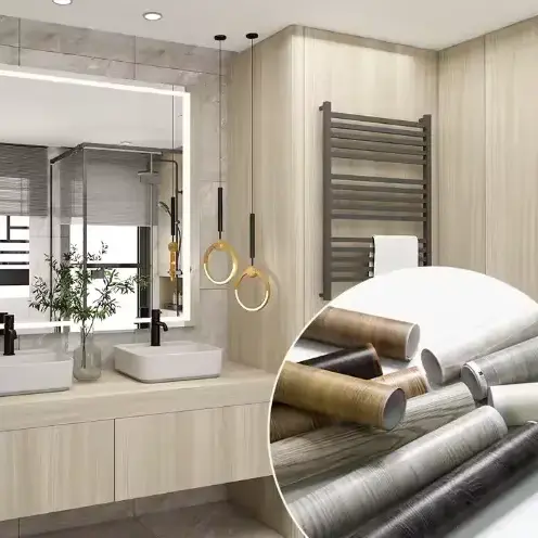 Verwyderbare PVC -houtkorrel -tekstuurfilm